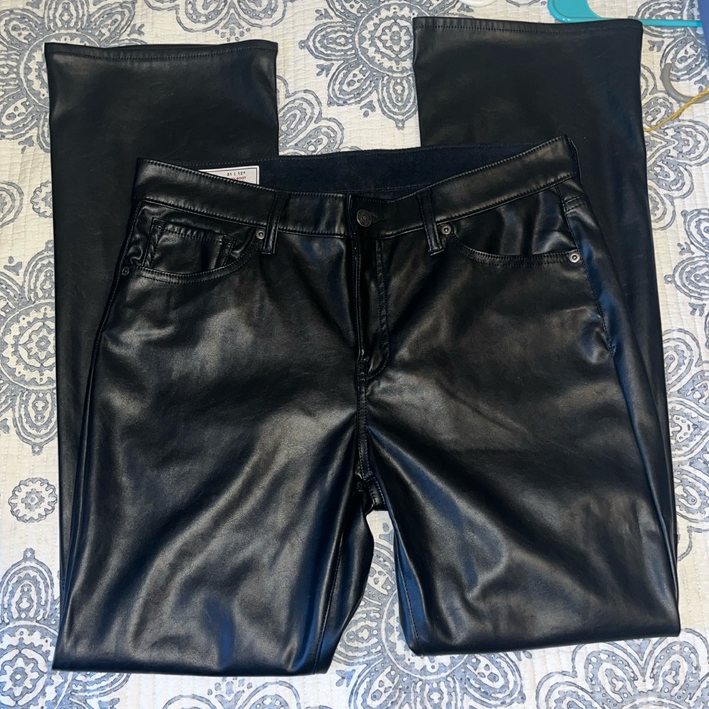 GAP faux leather pants